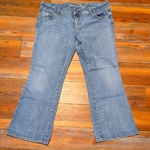 American Eagle Vintage Favorite Boyfriend Blue Jeans 14 Short.